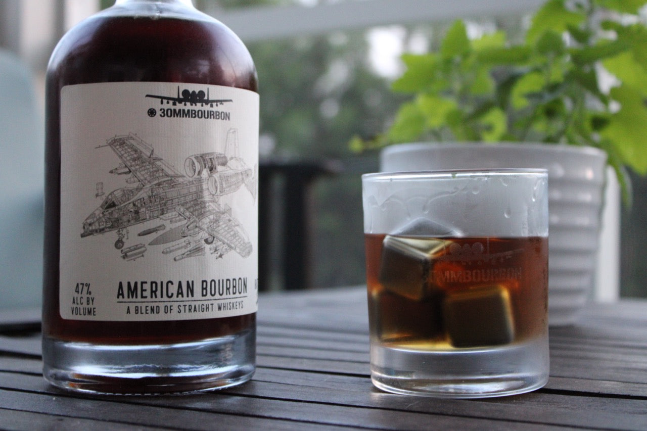 30mm Logo Bourbon Glass