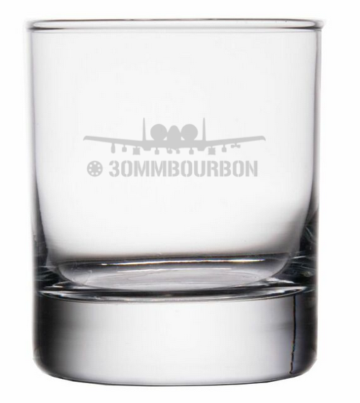 30mm Logo Bourbon Glass